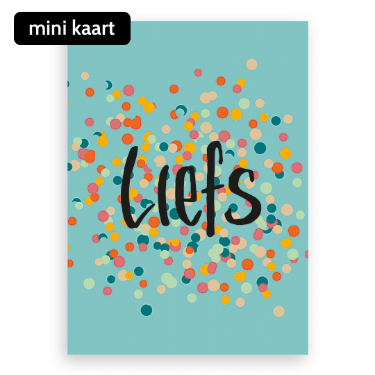 Mini kaart - Liefs - Wimaki