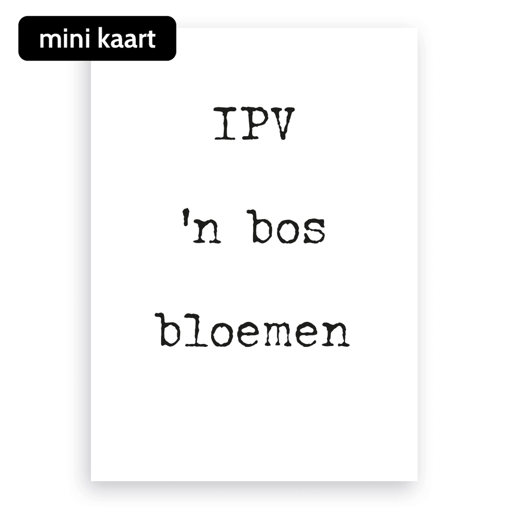 Minikaart IPV bloemen