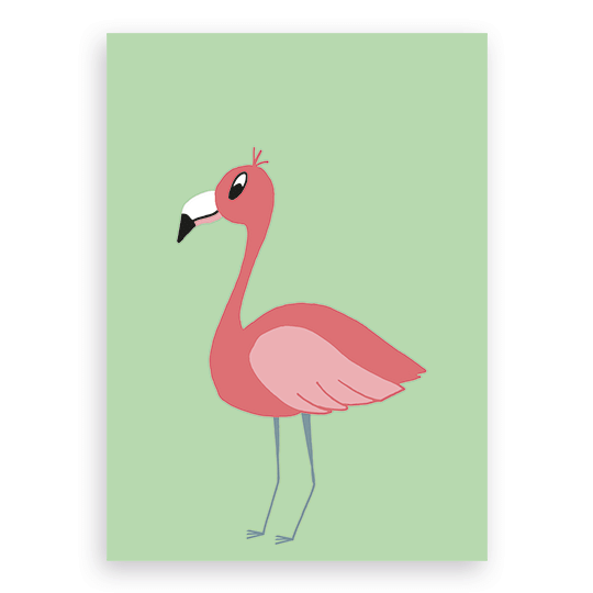 Kaart - Flamingo - Wimaki